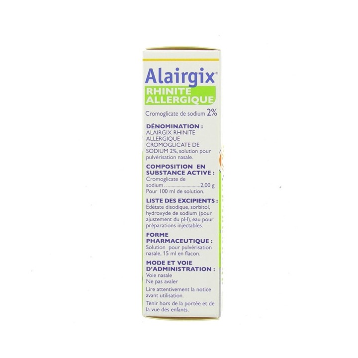 Alairgix Rhinite allergique spray nasal 15ml Cooper