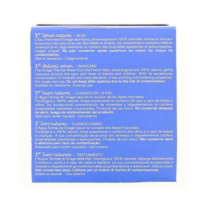1er Sérum Naturel x15 unidoses Uriage Bébé - IllicoPharma
