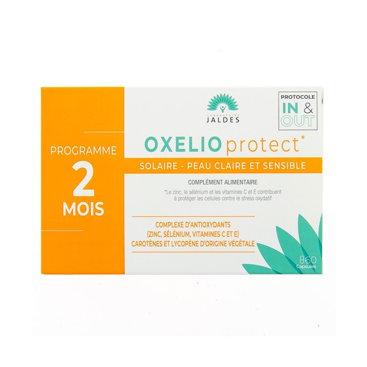 Oxelio Protect solaire peau claire et sensible x60caps Jaldes