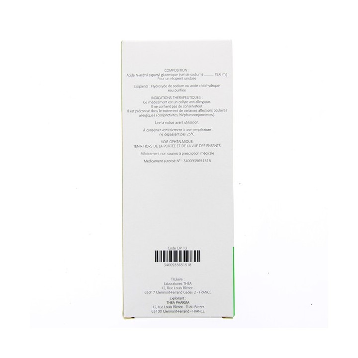 Naabak collyre 36 unidoses, Allergie, Pharmacie en ligne IllicoPharma