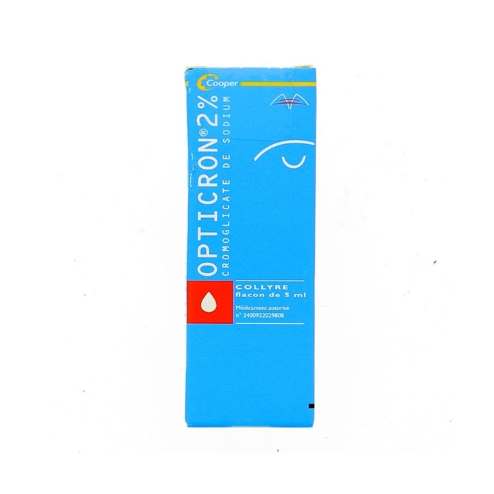 Opticron 2% Collyre 5ml - Cooper - Médicament Allergie - IllicoPharma