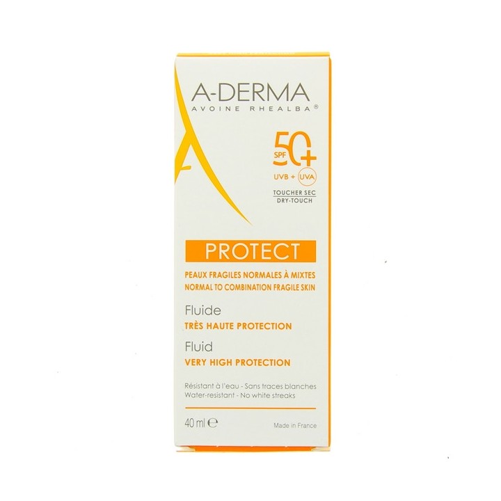 Protect fluide 50+ peaux fragiles 40ml A-Derma