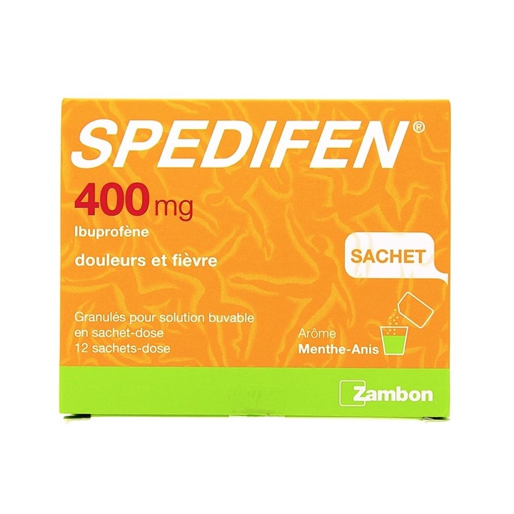Spedifen 400mg 12sachets, Nurofen, Advil, Spedifen, e-Pharmacie IllicoPharma