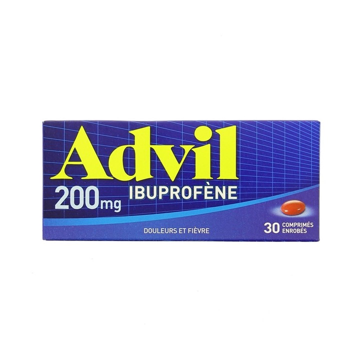 ADVIL 200 mg 30 comprimés enrobés - e-Pharmacie IllicoPharma