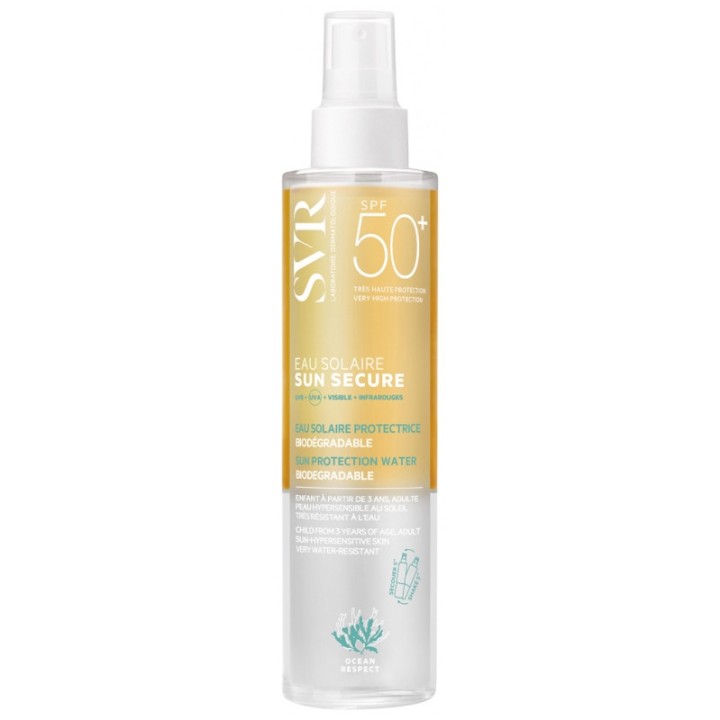 Sun Secure Eau Solaire SPF50+ 200ml SVR - En vente chez Illicopharma