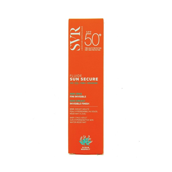 Sun secure fluide SPF50+ 50ml SVR - En vente chez Illicopharma