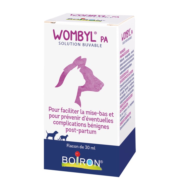 Wombyl PA 30ml - Boiron Véto - Produits vétérinaires