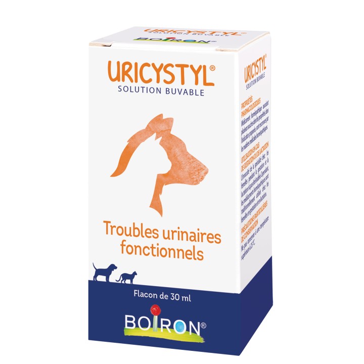Uricystyl 30ml - Boiron Véto - Produits vétérinaires