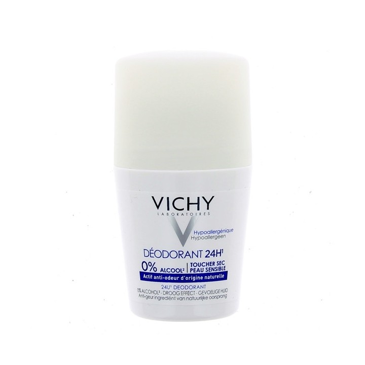 Déodorant Bille 24h Toucher sec 2x50ml - Vichy - IllicoPharma
