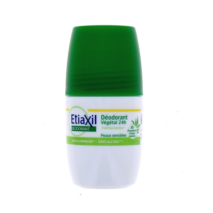 Déo Roll-on Végétal 24h Peaux sensibles 50ml Etiaxil