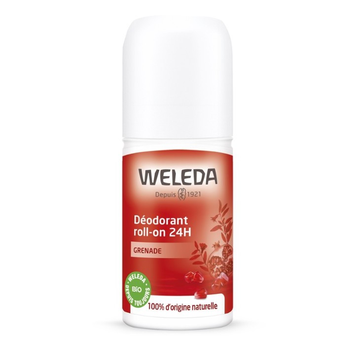 Déodorant roll-on 24h Grenade 50ml Weleda