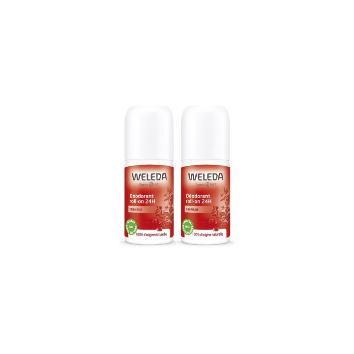 Déodorant Roll-on 24h Grenade 2x50ml Weleda