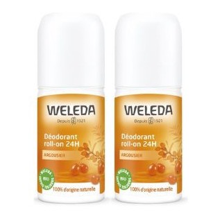 Déodorant Roll-on 24h Argousier 2x50ml Weleda - IllicoPharma