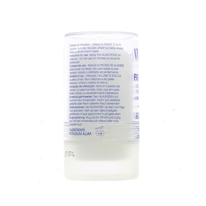 Pierre d'alun Déodorant 120g Vitry