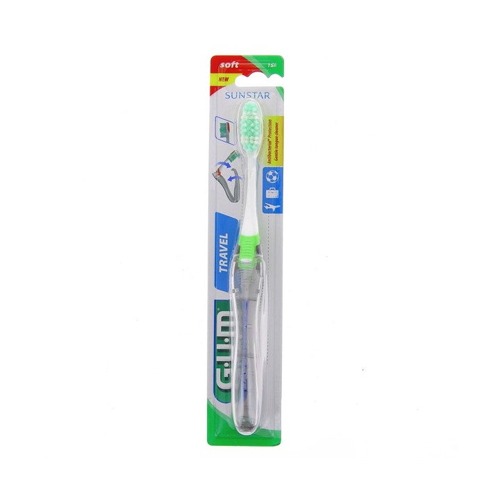 Brosse à dents Voyage Souple Compacte 158 - Gum - IllicoPharma