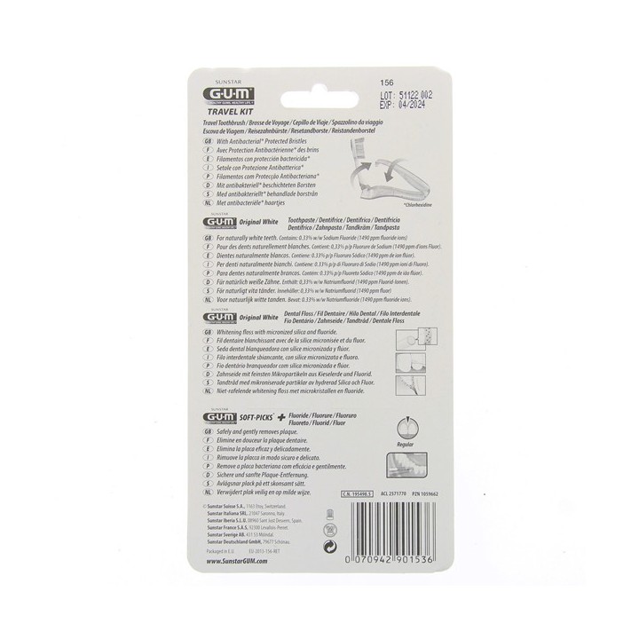 Travel Kit Dentaire Gum