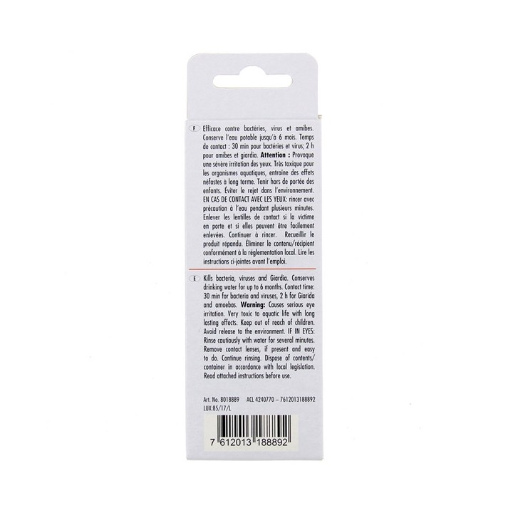 Micropur Forte MF 1T 50 comprimés purifiant - Indispensables pour le voyage - IllicoPharma