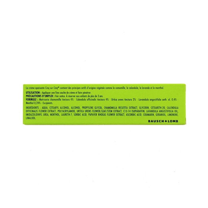 Crème apaisante 40g - Cinq sur Cinq - IllicoPharma