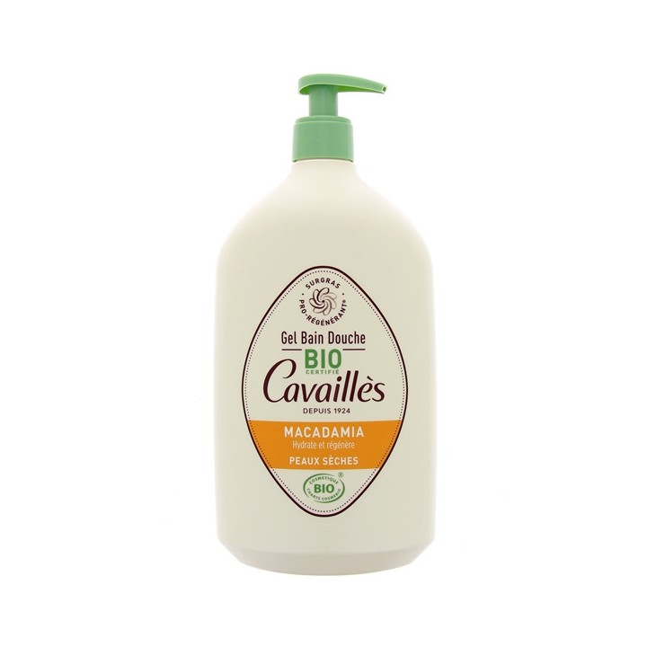Gel bain douche BIO Macadamia Surgras 1L Rogé Cavaillès