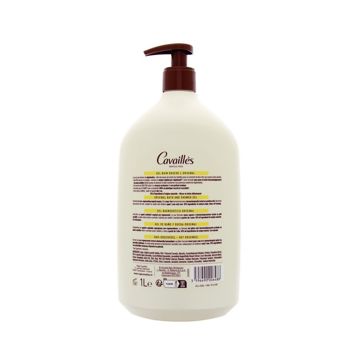 Gel Bain Douche L'original Surgras 1L Rogé Cavaillès