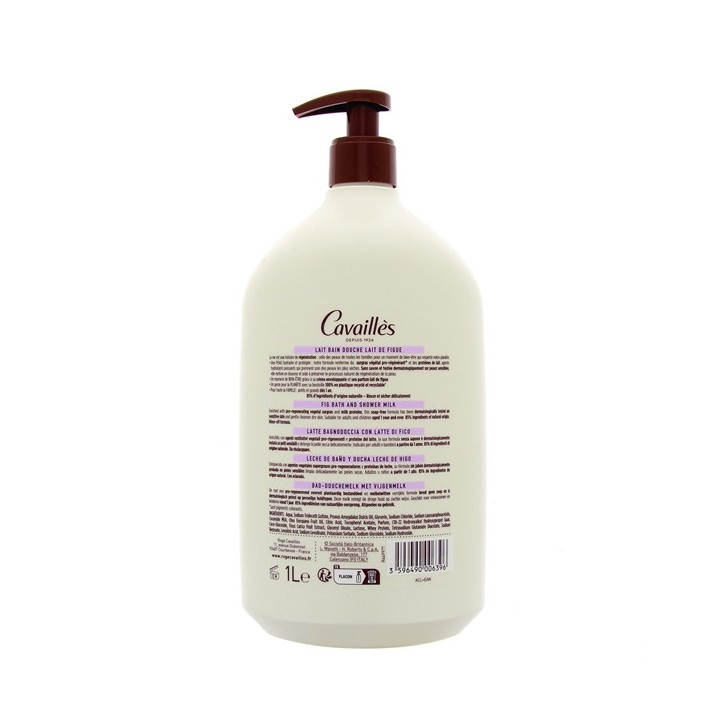 Lait bain douche Lait de figue Surgras 1L Rogé Cavaillès