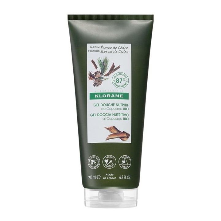 Gel douche Ecorce de Cèdre 200ml Klorane