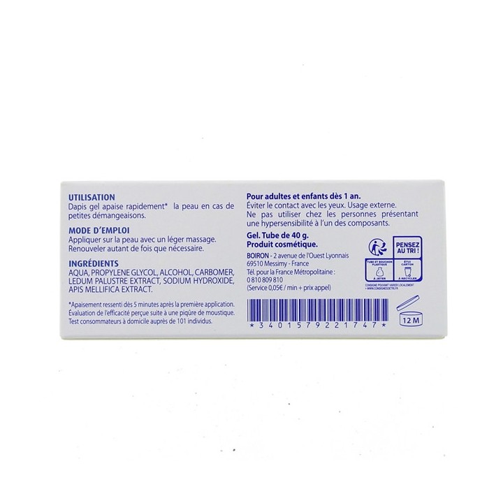 Dapis Gel apaisant 40g - Boiron - Antimoustiques - IllicoPharma