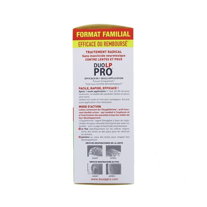 Duo LP Pro Lotion Anti-poux & Lentes 200ml Oméga Pharma