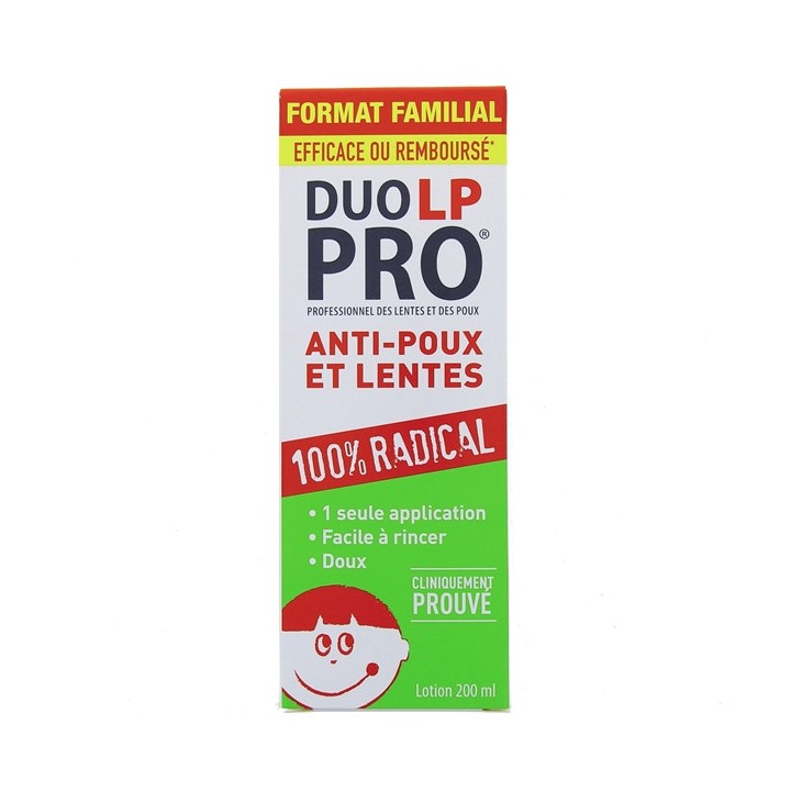 Duo LP Pro Lotion Anti-poux & Lentes 200ml Oméga Pharma