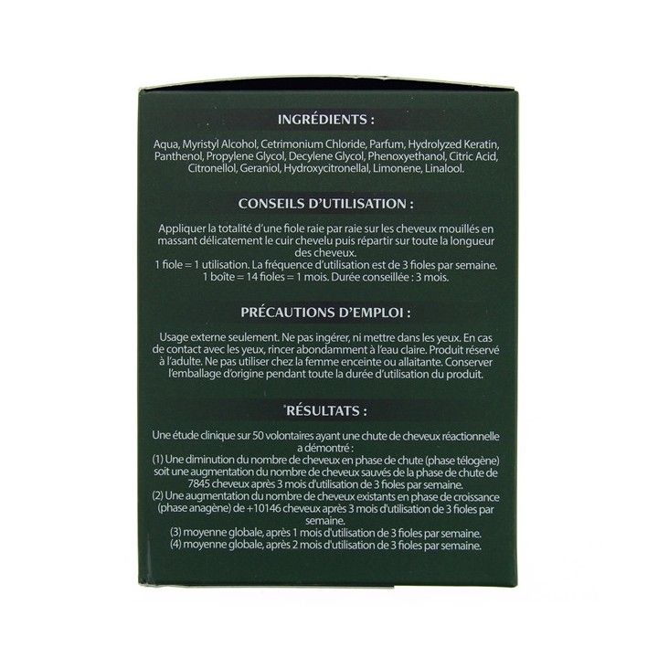 Luxéol chute de cheveux réactionnelle protocole 2en1 Fioles 14x7ml