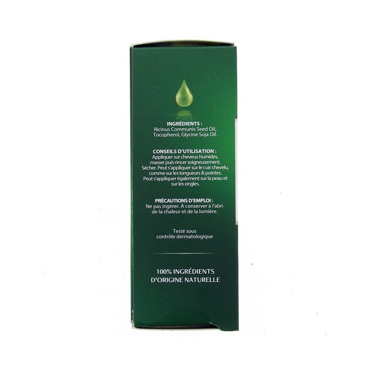 Luxéol Huile de ricin cheveux peau ongles 50ml