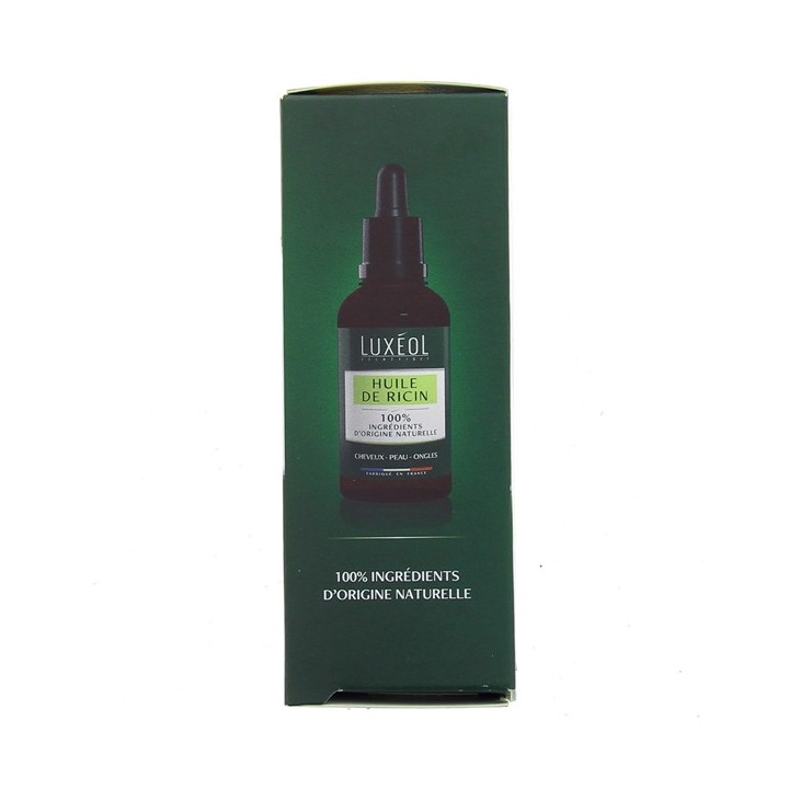 Luxéol Huile de ricin cheveux peau ongles 50ml