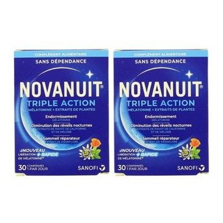 Promo Novanuit Triple Action -40% sur le 2ème - 2x30 comprimés