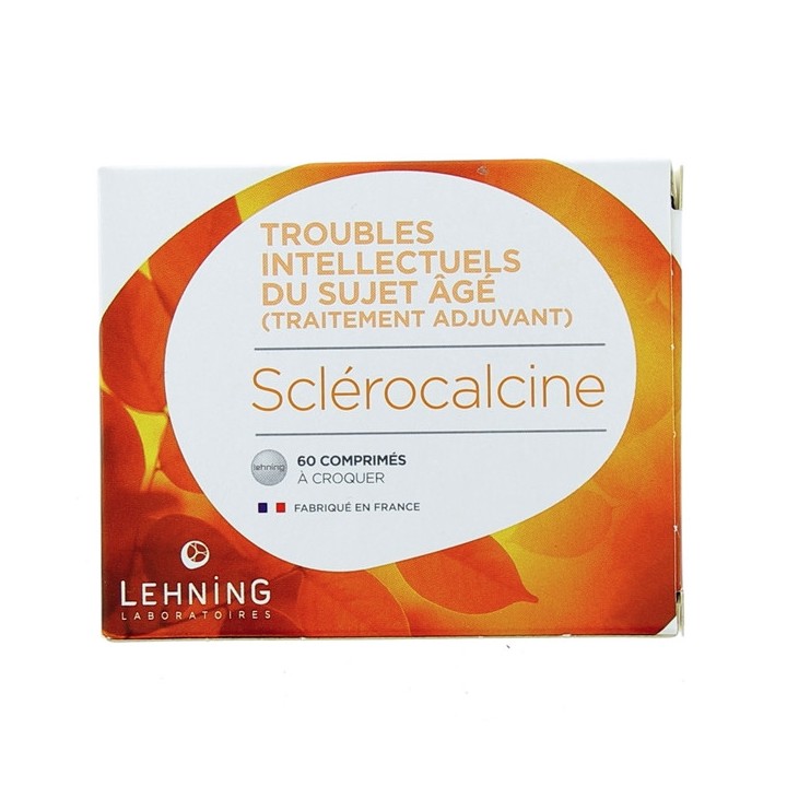 Sclerocalcine x60 comprimés Lehning - Troubles intellectuels du sujet âgé