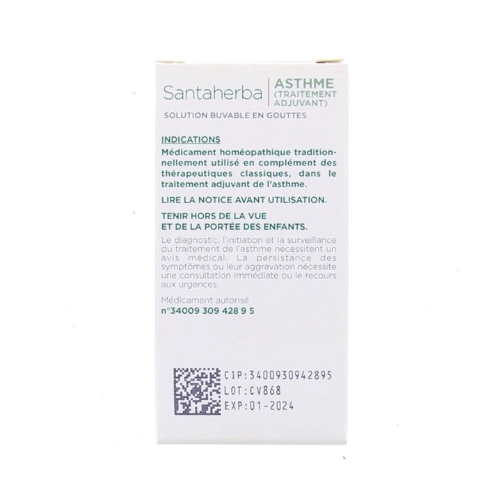 Santaherba 30ml Gouttes Lehning - Asthme