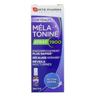 Forté Nuit Mélatonine Spray 1900 Forté Pharma - En vente chez Illicopharma