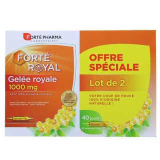 Gelée Royale 1000mg en lot de 2 - Forté Pharma - IllicoPharma