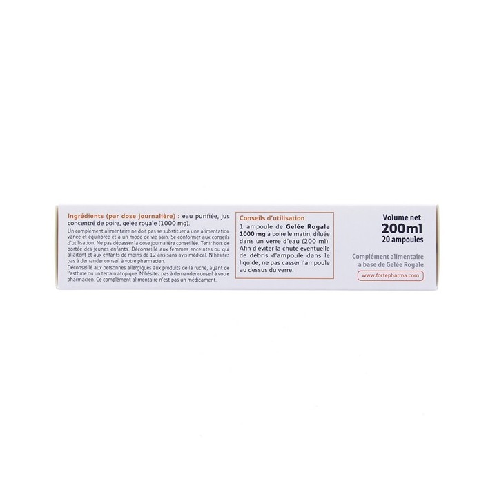 Gelée Royale 1000mg en lot de 2 - Forté Pharma - IllicoPharma