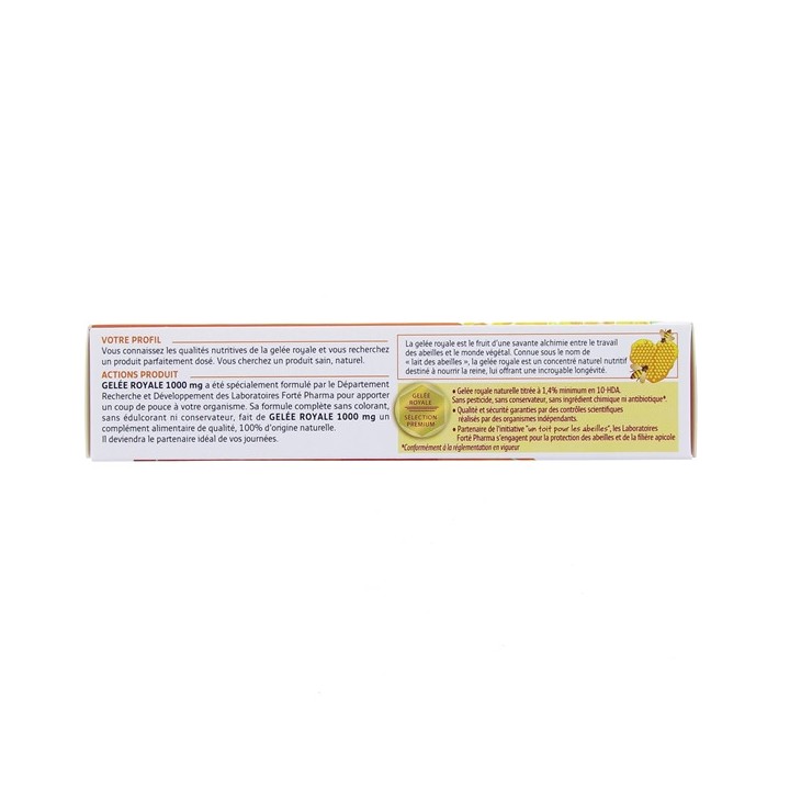 Gelée Royale 1000mg en lot de 2 - Forté Pharma - IllicoPharma