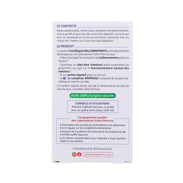 Forté Digest Ballonnements x30 gélules Forté Pharma