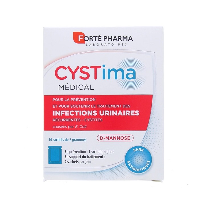 Cystima Médical x14 sachets Forté Pharma - Infections urinaires - 14 sachets