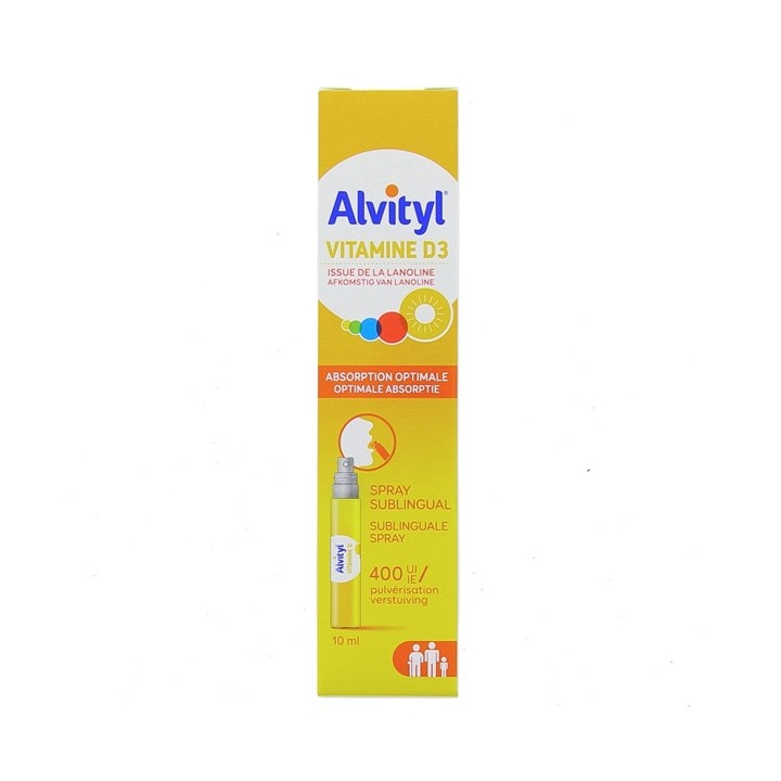Alvityl Vitamine D3 Spray Sublingual 10ml