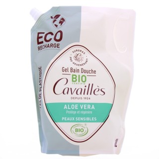 Gel Bain Douche Eco Recharge Aloe Vera Bio 1L Rogé Cavaillès