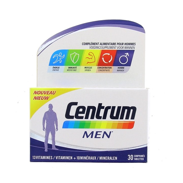 Centrum Men 30 comprimés - Forme & Vitalité