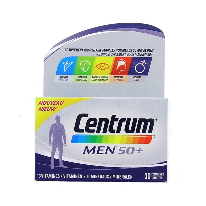 Centrum Men 50+ 30 comprimés - Forme & Vitalité