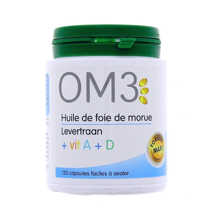 OM3 Huile de foie de morue Vitamines A+D - Complément alimentaire- IllicoPharma