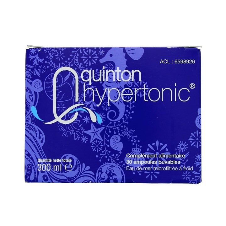 Quinton Hypertonic ampoules - IllicoPharma