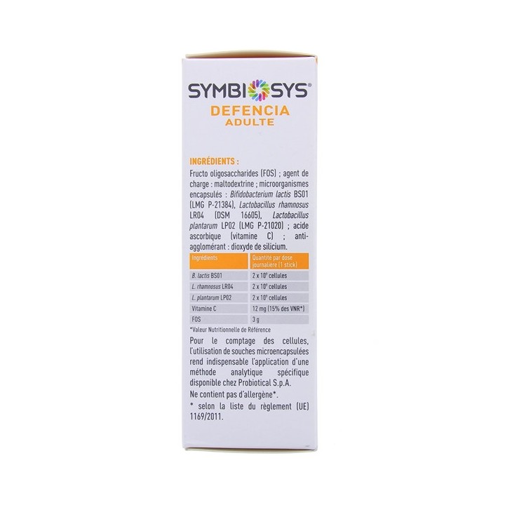 Symbiosys Defencia Adulte x30 sticks - Forme & Vitalité