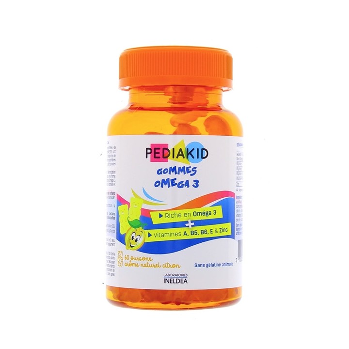 Pediakid Gommes Omega 3 x60 oursons