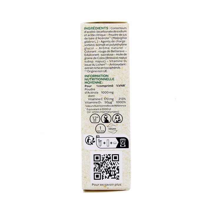 Azinc Vitamine C+D3 x20cpr effervescents Arkopharma